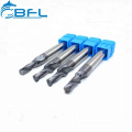 BFL-Wolframkarbid-2-Flöten-Spezialschrittbohrer, Hartmetallanpassbare Schrittbohrer für Stahl